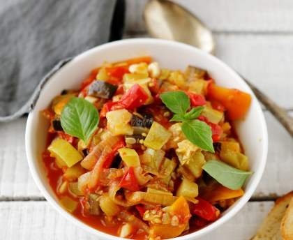 Ratatouille au curry