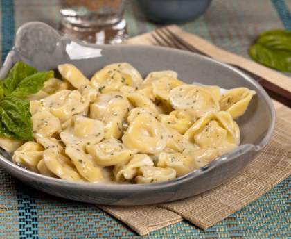 Raviolis carbonara