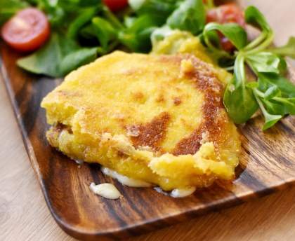 Reblochon frit façon tartiflette