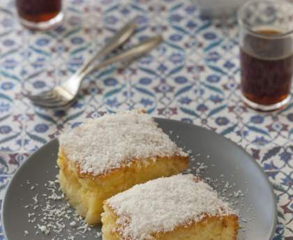 Revani (gâteau de semoule turc au sirop)