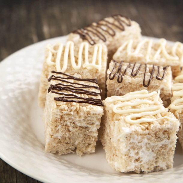 Rice Krispies au chocolat blanc
