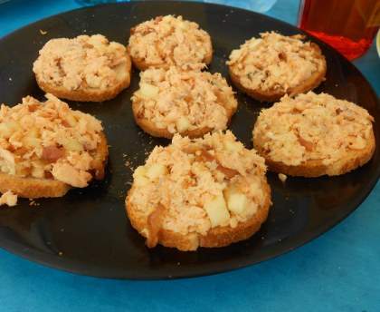 Rillette de truite rose aux pommes