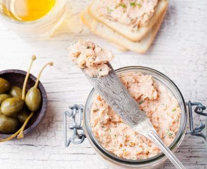 Rillettes de thon au fromage frais