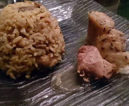 Risotto & Roulé à la dinde