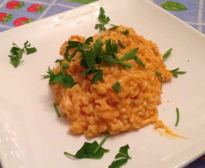 Risotto à la crème de langoustine