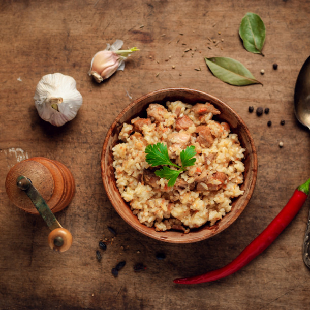 Risotto à la viande hachée au Cookeo