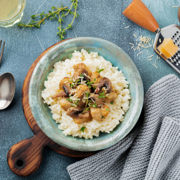Risotto au boudin blanc au Cookeo