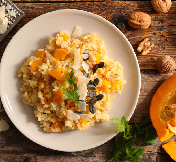 Risotto au potimarron
