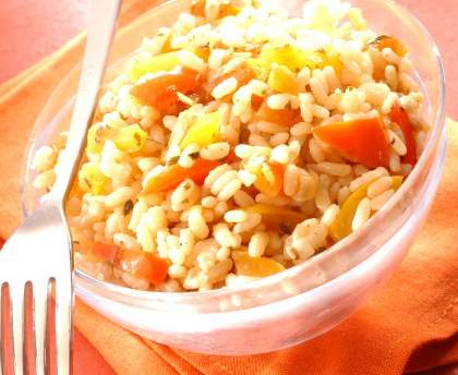 Risotto aux 2 poivrons