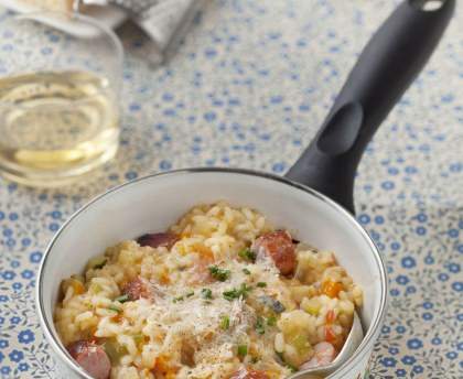 Risotto aux chipolatas 
