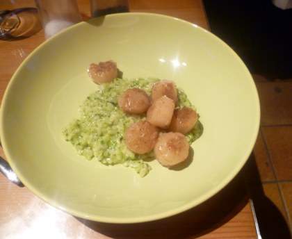 Risotto aux coquilles Saint-Jacques