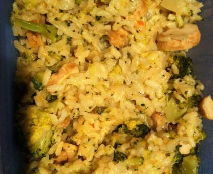 Risotto de brocolis aux amandes