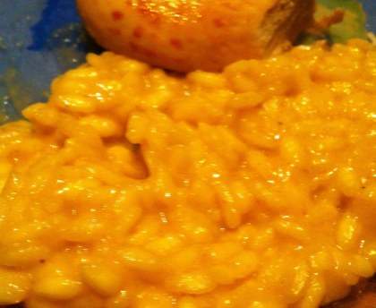 Risotto de poulet au curry