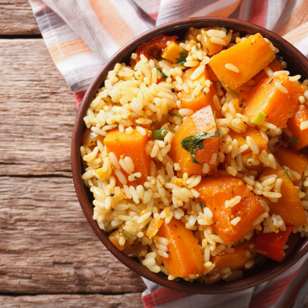 Risotto potimarron vegan