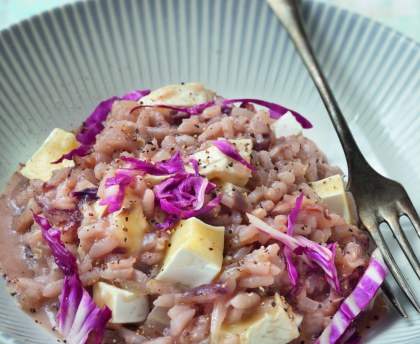 Risotto radicchio au brie