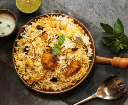 Riz à la pakistanaise (biryani)