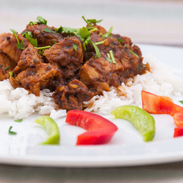 Riz à la viande d'agneau