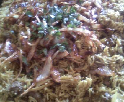 Riz au boeuf épicé (île Maurice)