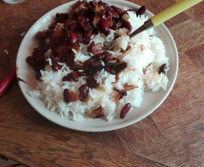 Riz au chorizo et haricots rouges