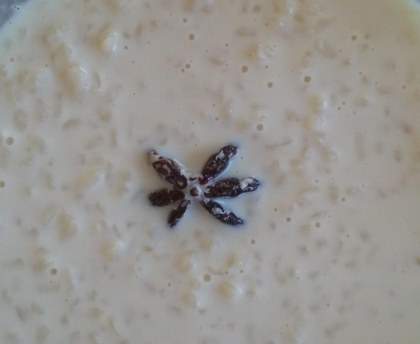 Riz au lait à l'anis étoilé