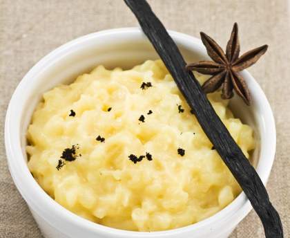 Riz au lait coco vanille