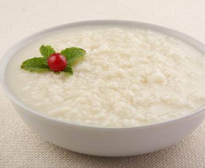 Riz au lait d'amande (aplv : allergie aux protéines de lait de vache)