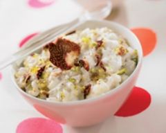 Riz au lait de coco et pistache