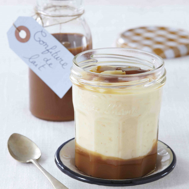 Riz au lait et confiture de lait