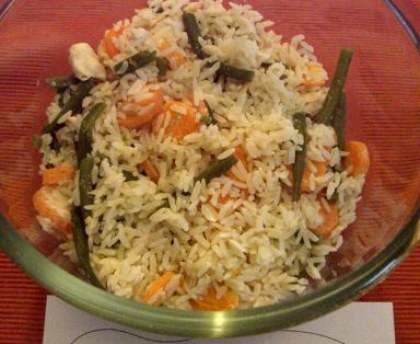 Riz au poulet ou Nasi-Goreng (Indonésie)