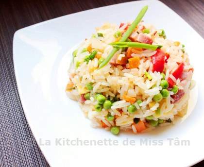 Riz aux lardons