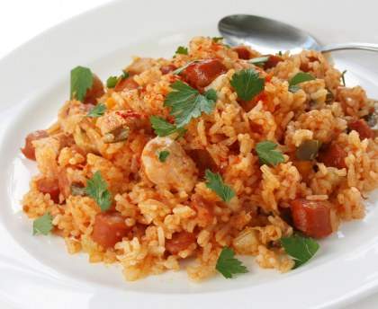 Riz cantonais façon réunionnaise