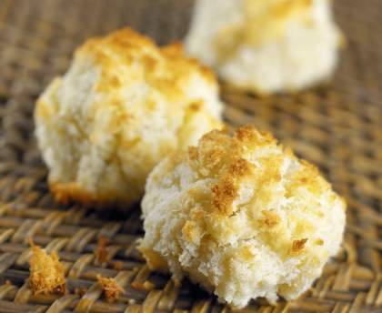 Rochers à la noix de coco végétaliens et sans gluten