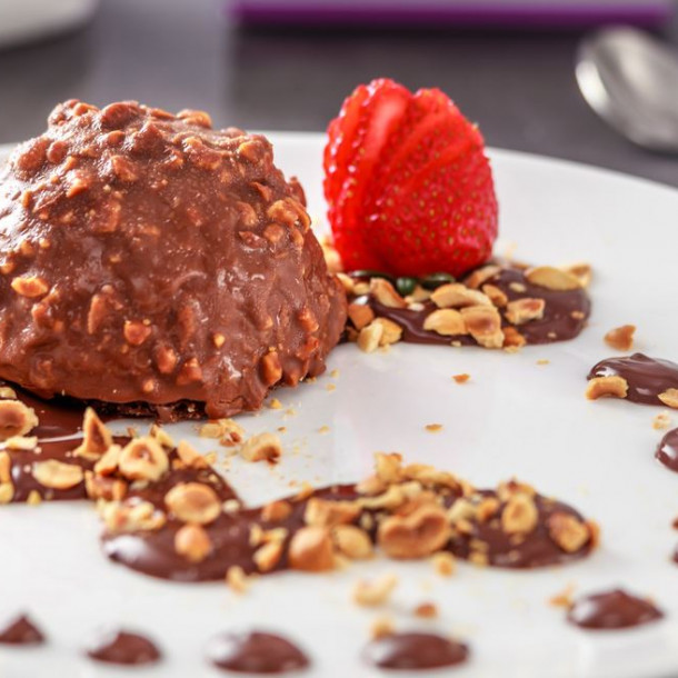 Rochers au chocolat et au praliné au Thermomix