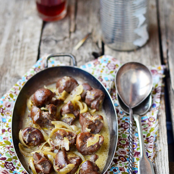 Rognons de boeuf sautés au beurre