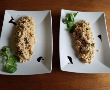 Rogue (oeufs) de poisson à la poêle