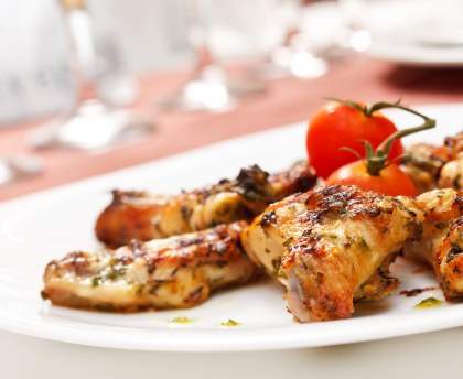 Romariottes (ailerons de poulet panés ail persil)