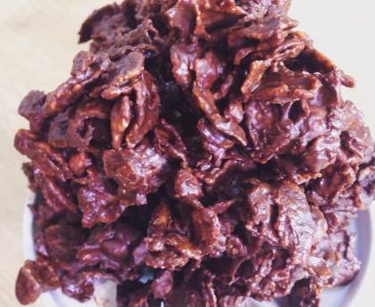 Roses des sables au chocolat faciles