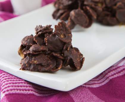 Roses des sables au chocolat