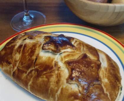 Rôti de bœuf en croûte échalotes et coriandre