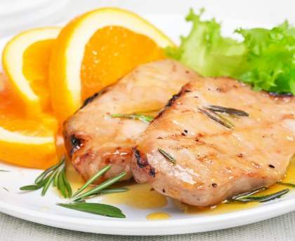 Rôti de porc à l'orange
