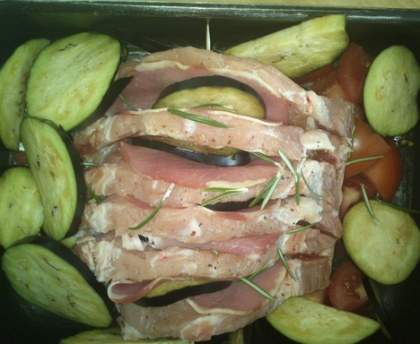 Rôti de Porc au Bacon