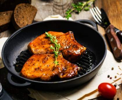 Rôti de porc au miel