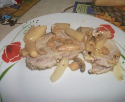 Rôti de porc aux salsifis en cocotte