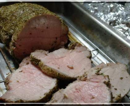 Rôti de porc diététique