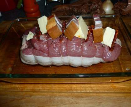 Rôti de veau au chorizo
