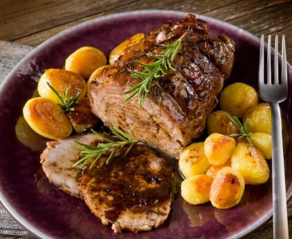Rôti de veau au four