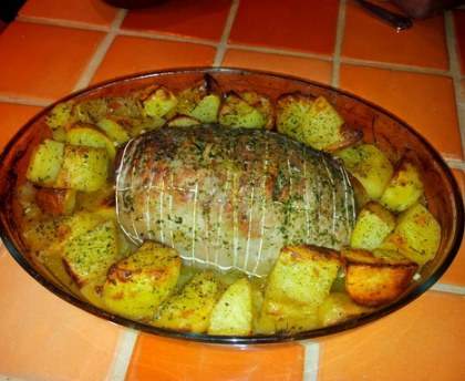 Rôti de veau tout simple et parfumé