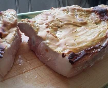 Rouelle de porc à la bière et à la moutarde