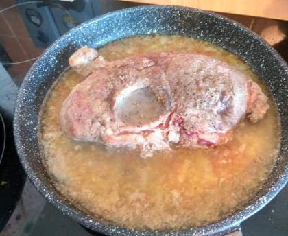 Rouelle de veau aux échalotes