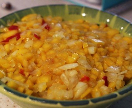 Rougail mangue verte